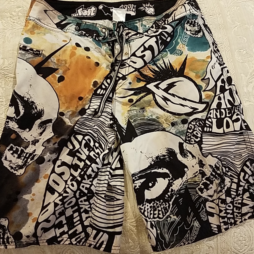 ...lost swim trunks size 33